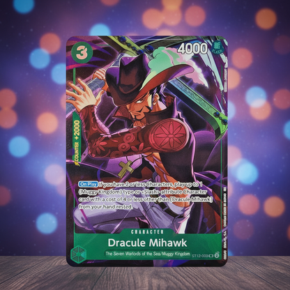 Dracule Mihawk Card - Extra Large