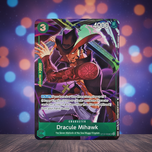 Dracule Mihawk Card - Extra Large
